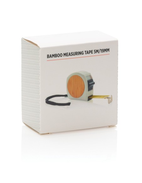 Flexómetro Bambú 5M/19mm