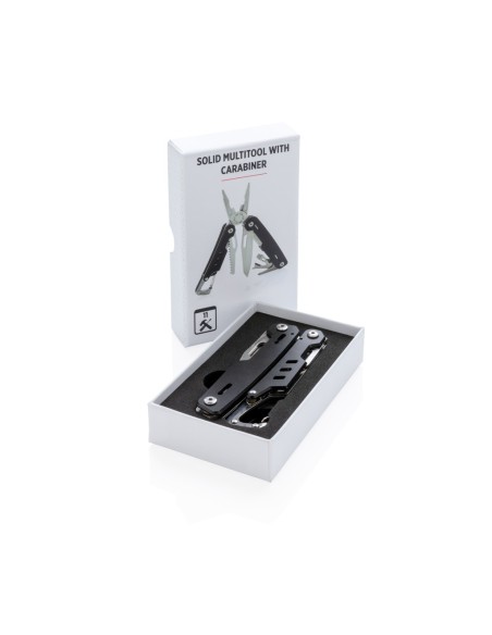 Multiherramienta Solid con mosquetón