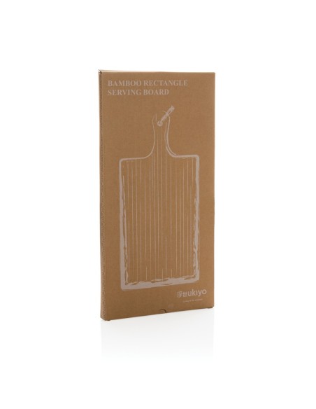Tabla Ukiyo rectangular de bambú