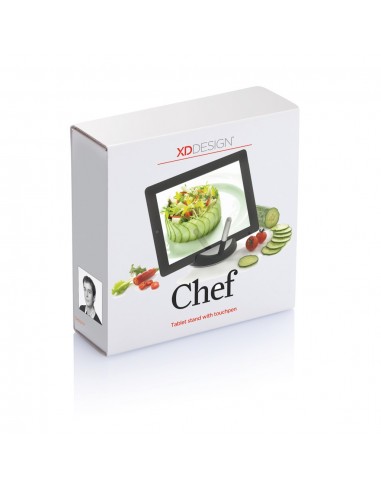Stand Chef para tablet con bolígrafo táctil