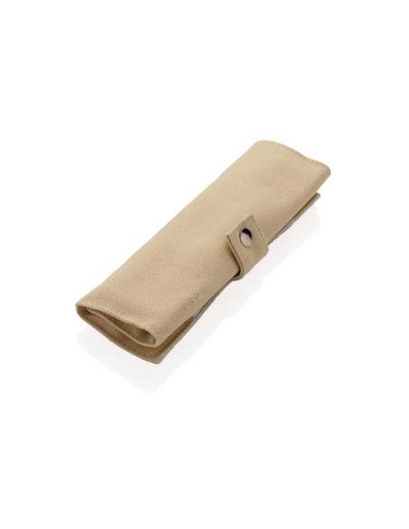 Juego de cubiertos reutilizables de bambú
