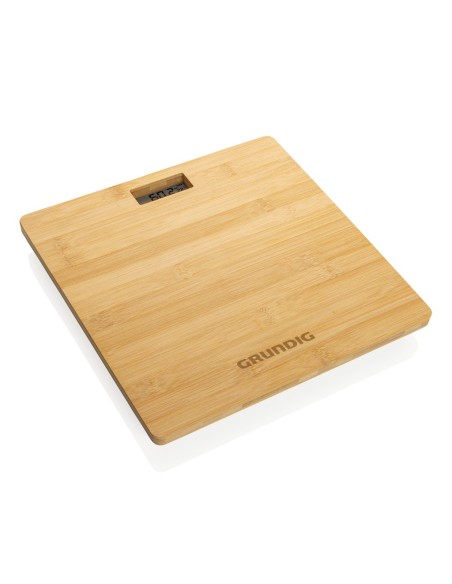 Báscula corporal digital de bambú Grundig