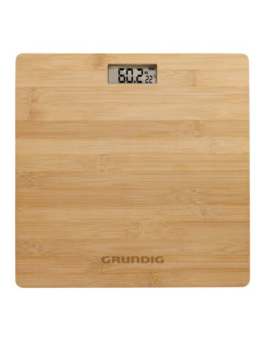 Báscula corporal digital de bambú Grundig