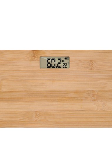 Báscula corporal digital de bambú Grundig