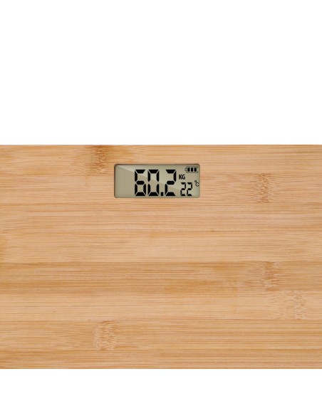 Báscula corporal digital de bambú Grundig