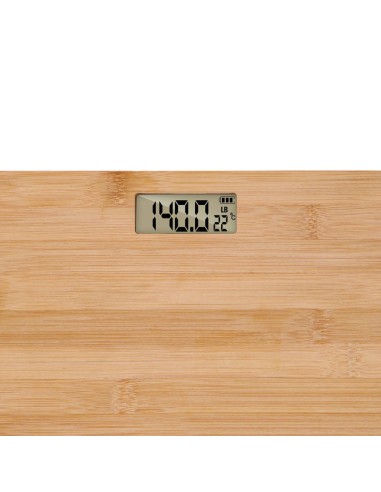 Báscula corporal digital de bambú Grundig