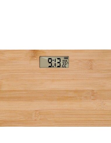 Báscula corporal digital de bambú Grundig