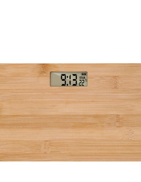 Báscula corporal digital de bambú Grundig