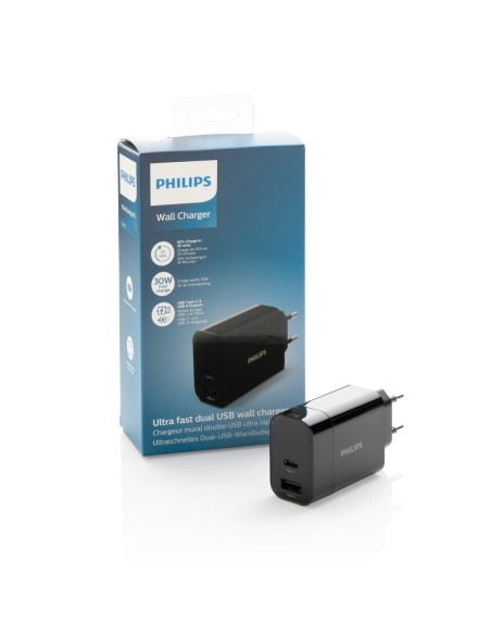 Cargador de pared PD ultrarrápido de Philips