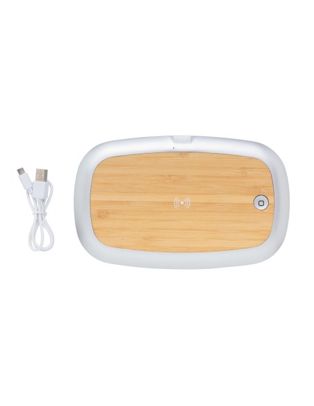 Caja esterilizadora Rena UV-C con cargador inalámbrico de 5W