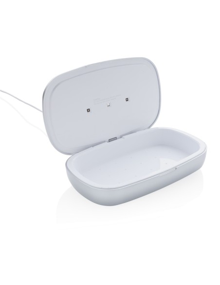 Caja esterilizadora Rena UV-C con cargador inalámbrico de 5W