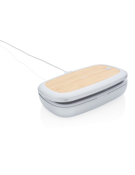 Caja esterilizadora Rena UV-C con cargador inalámbrico de 5W