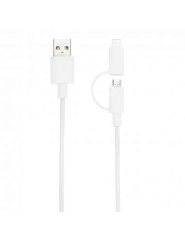 Cable 2 en 1 con licencia Mfi