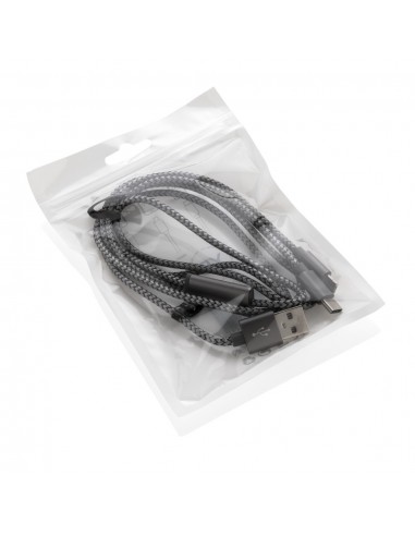 Cable 3 en 1 trenzado