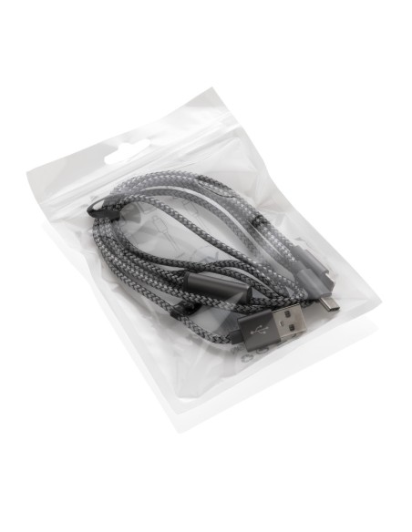 Cable 3 en 1 trenzado