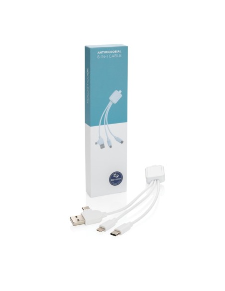 Cable antimicrobiano 6 en 1