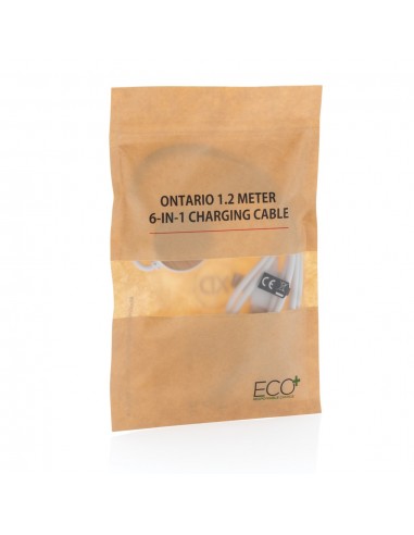 Cable de carga 6 en 1 Ontario de 1,2 metros