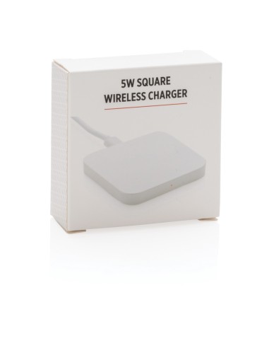 Cargador cuadrado inalámbrico 5W