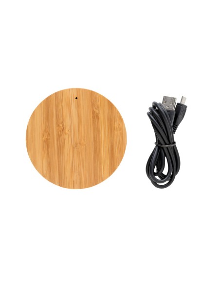 Cargador inalámbrico 5W bambú X