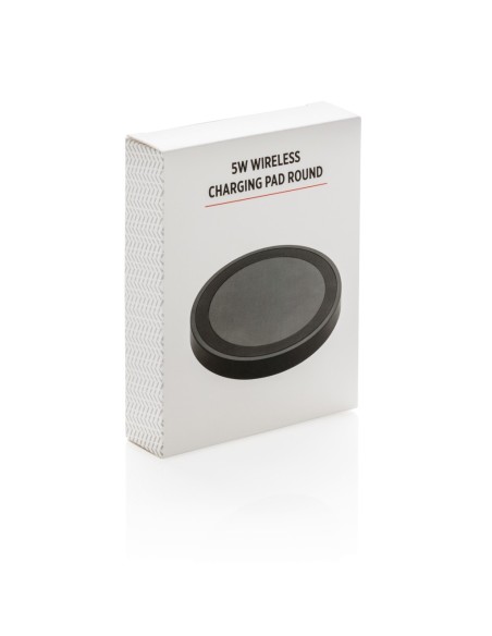 Almohadilla redonda de carga inalámbrica 5W
