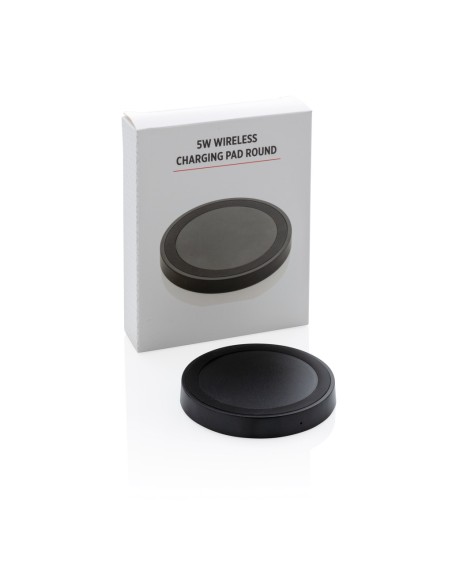 Almohadilla redonda de carga inalámbrica 5W