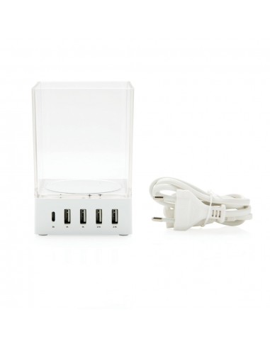 Cargador USB y soporte para bolígrafos
