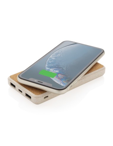 Powerbank inalámbrico 5W de Corcho y Trigo...