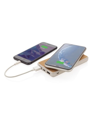 Powerbank inalámbrico 5W de Corcho y Trigo...
