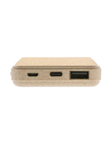 Powerbank de bolsillo de corcho y trigo de...