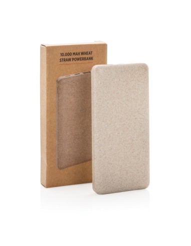 Powerbank 10.000 mAh  de paja de trigo