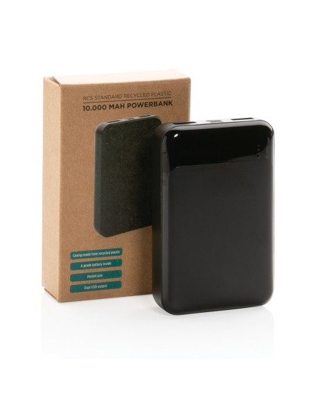 Powerbank de plástico reciclado RCS de 10.000 mAh