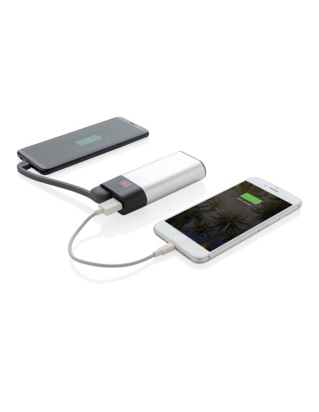 Batería externa de 4000 mAh con pantalla digital