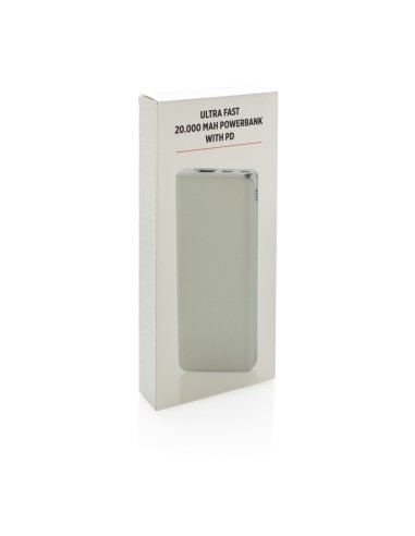 Powerbank ultra rápida 20.000 mAh con PD
