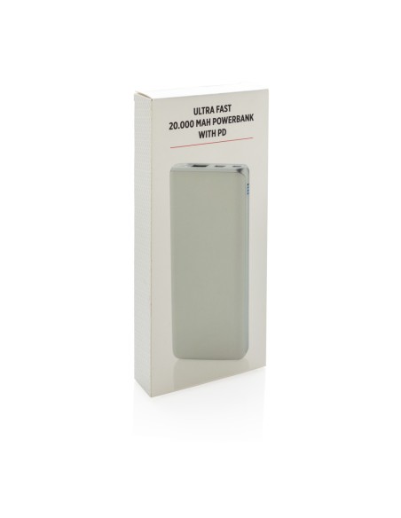 Powerbank ultra rápida 20.000 mAh con PD