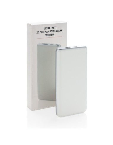 Powerbank ultra rápida 20.000 mAh con PD