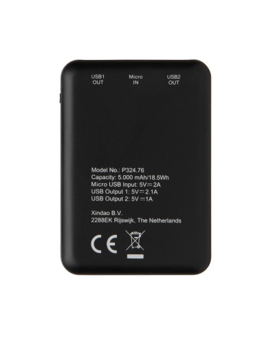 Powerbank de bolsillo 5.000 mAh de alta densidad