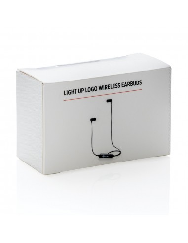 Auriculares inalámbricos con iluminación del logo