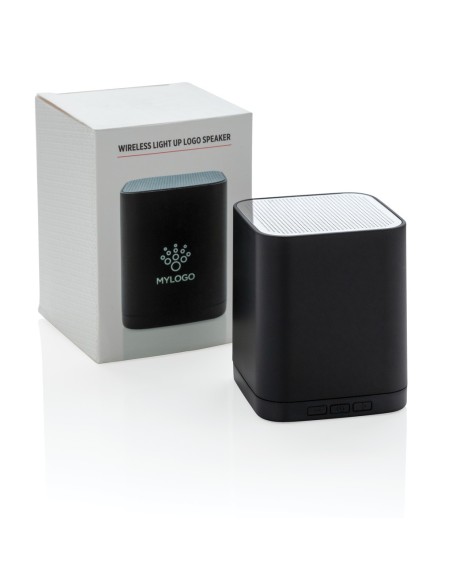 Altavoz inalámbrico con iluminación del logo