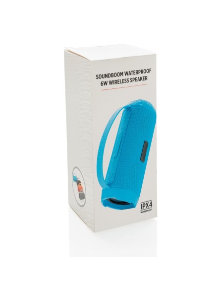 Altavoz inalámbrico 6W impermeable Soundboom