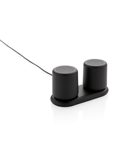 Set 2 altavoces con carga por inducción