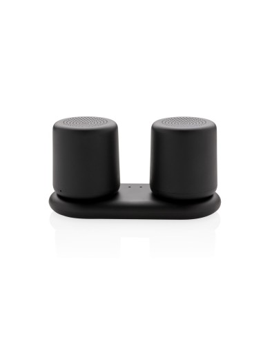Set 2 altavoces con carga por inducción