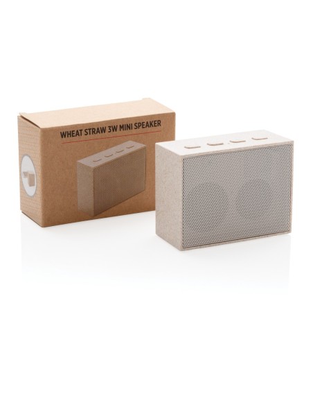 Mini altavoz 3W de paja de trigo