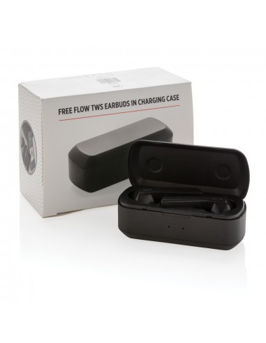 Auriculares Free Flow TWS con caja de carga