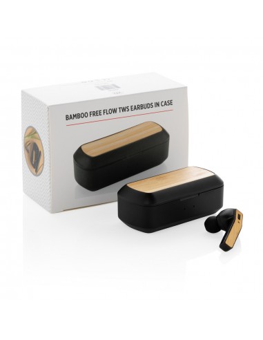 Auriculares Bamboo Free Flow TWS en estuche