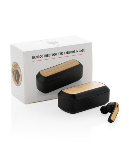 Auriculares Bamboo Free Flow TWS en estuche