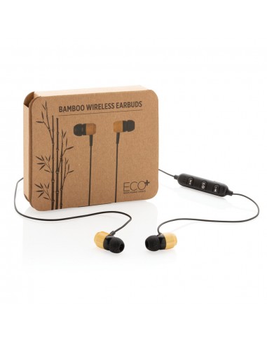 Auriculares inalámbricos bambú