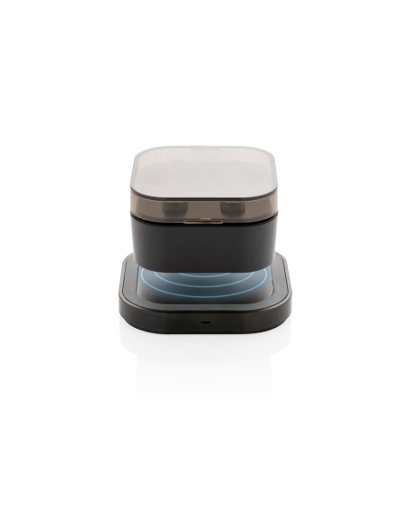 Auriculares TWS en caja de carga inalámbrica