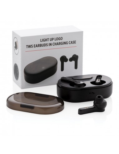 Auriculares TWS con logotipo iluminado en...