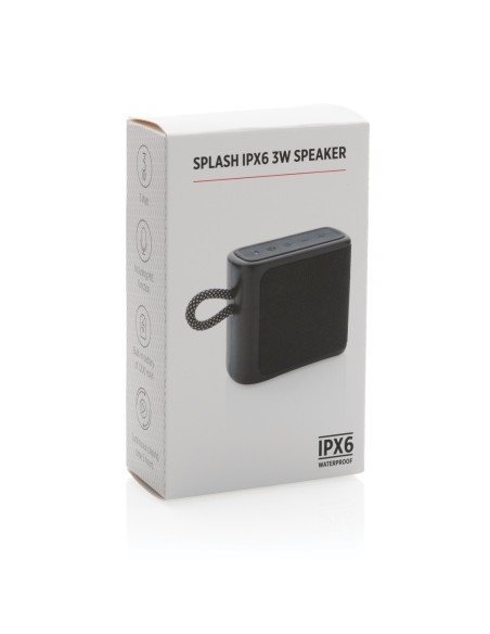 Altavoz Splash IPX6 3W