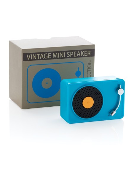 Mini altavoz inalámbrico 3W vintage